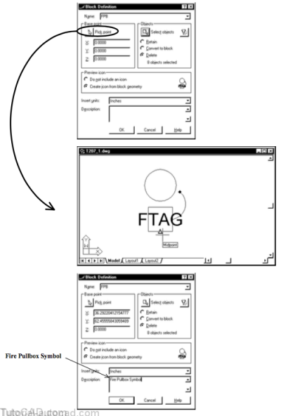 Incorporating Attributes In Block Definitions | Tutorial AutoCAD