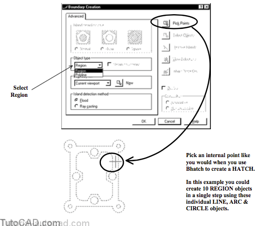 Autocad Filled Regions : Filled region & masking region not showing ...