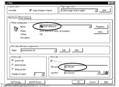 Creating & Using DWF Files – ePlots | Tutorial AutoCAD
